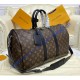 Louis Vuitton Monogram Macassar Keepall Bandouliere 45 M56711