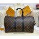 Louis Vuitton Monogram Macassar Keepall Bandouliere 45 M56711