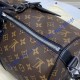 Louis Vuitton Monogram Macassar Keepall Bandouliere 45 M56711