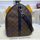 Louis Vuitton Monogram Macassar Keepall Bandouliere 55 M56714