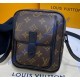 Louis Vuitton Monogram Macassar Christopher Wearable Wallet M69404-brown