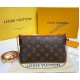 Louis Vuitton Monogram Canvas Pallas Clutch M41638-red