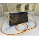 Louis Vuitton Monogram Canvas Pallas Clutch M44058-blue