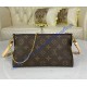 Louis Vuitton Monogram Canvas Pallas Clutch M44058-blue