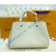 Louis Vuitton Monogram Empreinte Montaigne MM M41048-cream