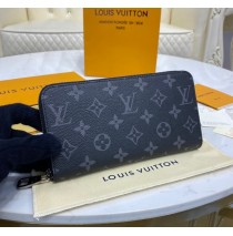 Louis Vuitton Monogram Eclipse Zippy Wallet M42616-black