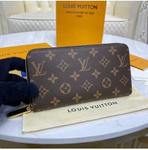 Louis Vuitton Monogram Canvas Zippy Wallet M42616-brown