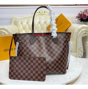 Louis Vuitton Damier Ebene Neverfull MM N41358