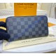 Louis Vuitton Damier Graphite Zippy Wallet N41661-black