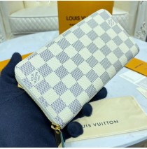Louis Vuitton Damier Azur Zippy Wallet N63503-white