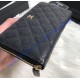 Chanel Long Zipped Wallet in Caviar Leather CW50097-AB-black