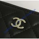 Chanel Long Zipped Wallet in Lambskin CW50097-B-black