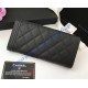 Chanel Boy Long Flap Wallet in Caviar Leather CW80286-AB-black