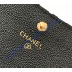 Chanel Boy Long Flap Wallet in Caviar Leather CW80286-AB-black