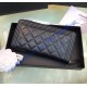 Chanel Boy Long Zipper Wallet in Caviar Leather CW80288-AB-black