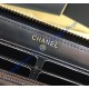 Chanel Boy Long Zipper Wallet in Caviar Leather CW80288-AB-black