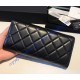 Chanel Long Zipper Wallet in Lambskin CW80758-B-black