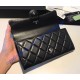 Chanel Long Zipper Wallet in Lambskin CW80758-B-black