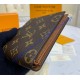 Louis Vuitton Monogram Canvas Amerigo Wallet M60053-brown