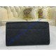 Louis Vuitton Mahina Leather Iris Wallet M60145-black