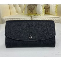 Louis Vuitton Mahina Leather Iris Wallet M60145-black