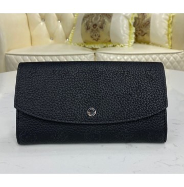 Louis Vuitton Mahina Leather Iris Wallet M60145-black