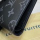 Louis Vuitton Monogram Eclipse Multiple Wallet M60895-black