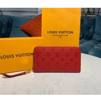 Louis Vuitton Monogram Empreinte Leather Zippy Wallet M61865