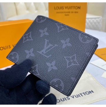 Louis Vuitton Monogram Eclipse Slender Wallet M62294-black