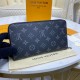 Louis Vuitton Monogram Eclipse Zippy Organizer M62581-black