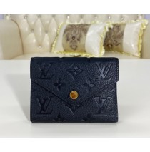 Louis Vuitton Monogram Empreinte Leather Victorine Wallet M64060-black