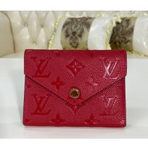 Louis Vuitton Monogram Empreinte Leather Victorine Wallet M64060-red