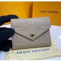 Louis Vuitton Monogram Empreinte Leather Victorine Wallet M64060-tan