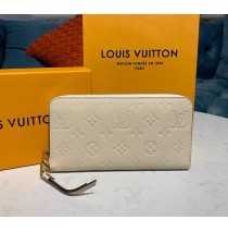 Louis Vuitton Monogram Empreinte Leather Zippy Wallet M64089