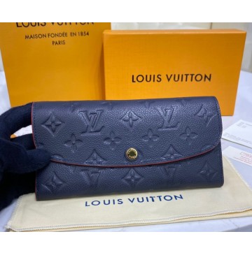 Louis Vuitton Monogram Empreinte Leather Emilie Wallet M69417