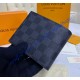 Louis Vuitton Damier Graphite Amerigo Wallet N60053-black