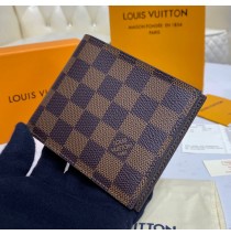 Louis Vuitton Damier Ebene Amerigo Wallet N60053-brown