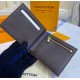Louis Vuitton Damier Ebene Amerigo Wallet N60053-brown