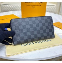 Louis Vuitton Damier Graphite Zippy Organizer N60111-black