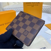 Louis Vuitton Damier Ebene Slender Wallet N61208-brown