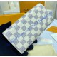 Louis Vuitton New Sarah Wallet in Damier Azur Canvas N63208