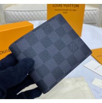 Louis Vuitton Damier Graphite Slender ID Wallet N64002-black