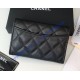 Chanel Quilted Card Holder in Lambskin CW80799-B-black