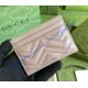 Gucci GG Marmont Card Case GU-W443127-tan