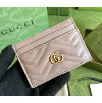 Gucci GG Marmont Card Case GU-W443127-tan