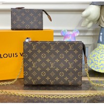 Louis Vuitton Monogram Canvas Toiletry Pouch On Chain M81412