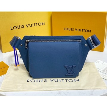 Louis Vuitton Aerogram Takeoff Sling M57081-blue