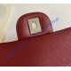 Chanel Small Classic Flap Bag in Wine Red Caviar Leather with silver hardware