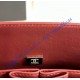 Chanel Small Classic Flap Bag in Wine Red Caviar Leather with silver hardware