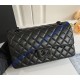 Chanel Small Classic Flap Bag in Black Lambskin with black hardware
